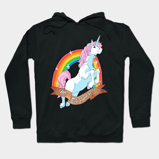 Unicorn stabbyface Hoodie by Grethe_B